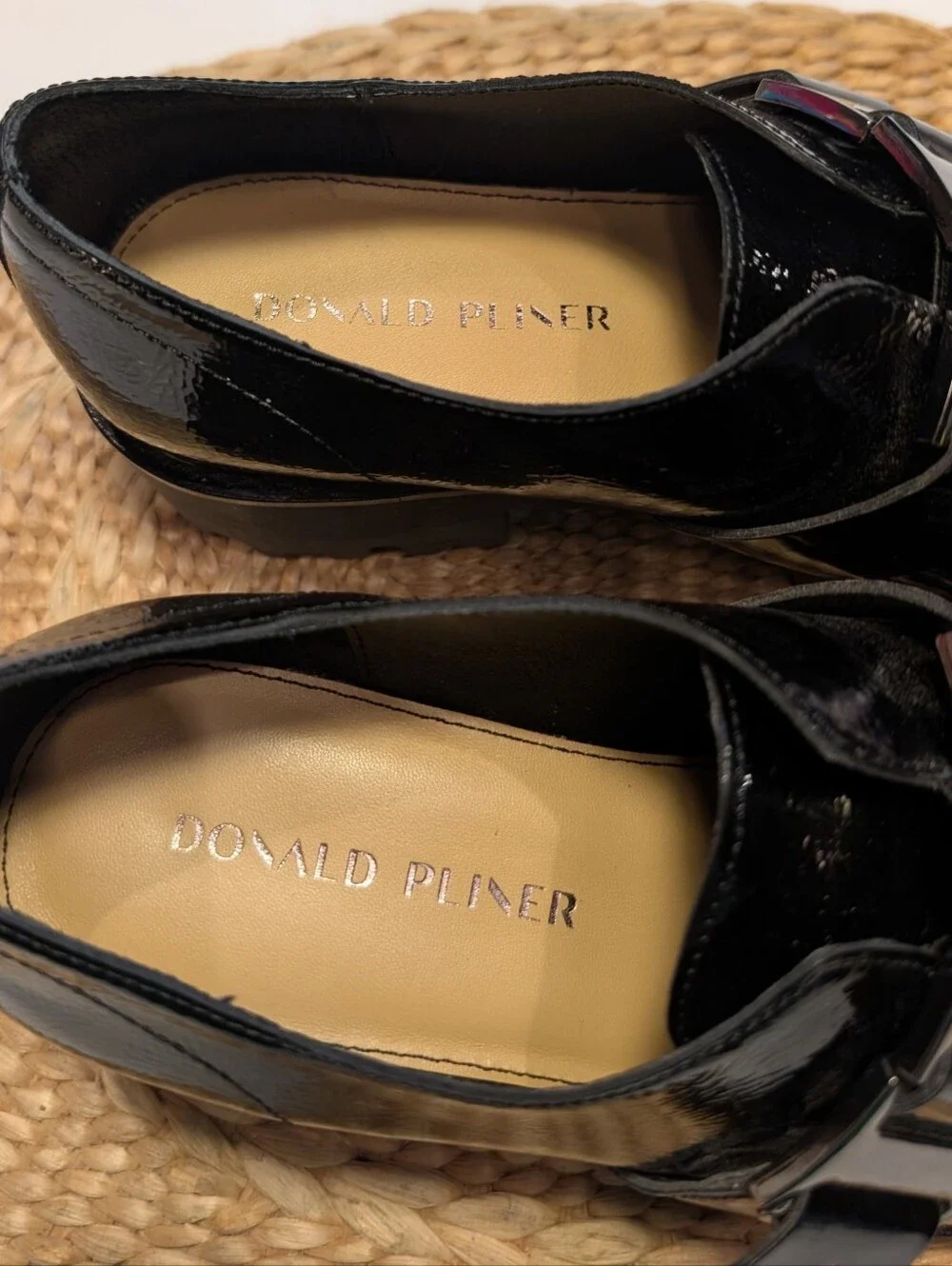 Donald J. Pliner silver toned